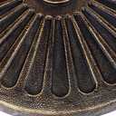 Blissun 26.5 lbs Outdoor Living Heavy Duty Round Antiqued Patio Umbrella Base, Bronze