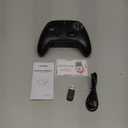 ECHTPower Wireless PC Gaming Controller - Hall Effect Joystick, 2.4G & Wired 1000Hz Polling Rate, 800mAh Battery, Adjustable Turbo/Vibration - for PC/Switch/iOS/Android (Black)