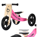 banana bike Toddler Wooden Balance Bike - No Pedals Tricycle - Puncture Proof Tires - Ergonomic and Durable - Smooth Grip Handles - Improves Coordination - Birthday Gift for Boys and Girls - pink