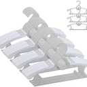 JSF Baby Hangers,20 Pack Baby Clothes Hangers for Closet Kids,Save Space Plastic Hangers Toddler Infant Nursery Child Small Children(Grey)