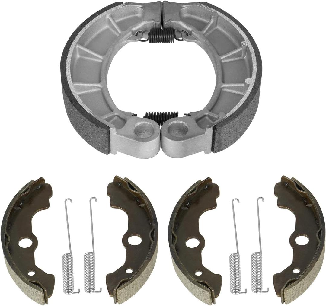Front and Rear Brake Shoes Pads for Honda Fourtrax TRX350 TE/FE/TM/FM 2000-2006, TRX400 FW/FGA/FA Foreman 1995-2007- TRX450 ES/S 1998-2001, TRX450 FE/FM 2002-2004, Replace for H351 H347