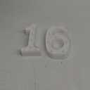 16th Birthday Decoration LED Light up Numbers, Birthday Number Sign Light for Birthday Party Decoration Night Lit Anniversary Background Home Decoration Party (Number 16, White)