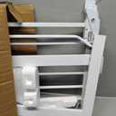 Regalo Safety 36" Extra Tall Baby Gate for Doorways & Bottom of Stairs, Pressure Mounted Walk Through Gate for Babies, Toddlers & Pets, Tested & Safe for 30 Years, American Designed, American Owned