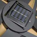 MUMTOP Metal Compass Wall Decor, 22 Inch Nautical Wall Sculpture with Solar Lights, Hanging Art for Farmhouse Indoor or Outdoor Sign