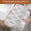 Drawer and Shelf Liner for Kitchen Cabinets, 11.8IN x 30FT Non-Adhesive Strong Grip Thickened Cabinet Liners for Shelves, Non-Slip Mats Shelving Paper Protect Cupboard, Dresser, Pantry | Gray
