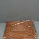 Gandeer 4 Pack Rectangular Rattan Placemats, Natural Woven 19 X 14 Inch
