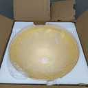 Antique Glass Lamp Shade for Floor lamp, Alabaster Torchiere Lamp Shade Replacement, Floor Lamp Replacement Parts (Antique, 12'')