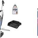 BISSELL CrossWave Edge, Multi-Surface Hard Floor Cleaner Wet Dry Vacuum with Zero-Gap Edge Technology, 4111A + Bissell Multi Surface Super Concentrate, 14 0.33 Oz packets included, 4144