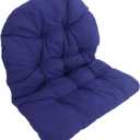 SUPVOX Egg Chair Padding Allweather Outdoor Lounge Chair Cushion Set Sturdy Hammock Seat for Swing (Dark Blue)
