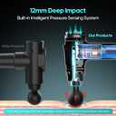 AERLANG Massage Gun, Deep Tissue Muscle Back Massage for Athletes Pain Relief, Percussion Massager with 6 Massages Heads & 20 Speed Fathers Birthday Day Gifts from Daughter Portable Back Massager Gun (Carbon)