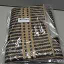 LIVEBOX Easy Jute Indoor Outdoor Rug 3x5 Front Porch, Black Striped Washable Outdoor Rugs for Entryway Living Room, Non Slip Rug Geometric Carpet Door Mat for Entry Front Door, Patio, Kitchen, Bedroom