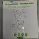 Phone Armband for Running 3D Design Cell Phone Armband with Zipper Pocket for Earbuds Car Keys, Water Resistant Sport Arm Band for iPhone 14 13 12 11 Pro Galaxy S20 S30 Fit Up to 6.9'' with Phone Case (Dark Black)