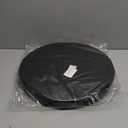 Padded 35 cm   Round Bar Stool Seat Cover Cushion, Foam Padded Floor Seating Pads with Zipper Waterproof for Kitchen Dining Room Patio Garden(Black