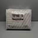 INGEROOM 6x9 Washable Area Rugs, Neutral Beige Geometric Area Rug for Living Room Bedroom, Modern Area Rug, Large Non-Slip Indoor Floor Carpet for High Traffic Areas, Kitchen, Dining Room