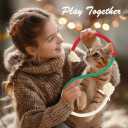 Cat Toys Chew Rope 2pcs King Size with Refillable Catnip Kitten Teeth Cleaning Toy for Indoor Kitten Snack Treat Interactive Self Play Cat Nip Silvervine Stick Kitty Kicker for Dental 23.6