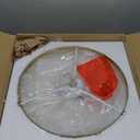 SAMTEEN 16-Inch Gold Semi Flush Mount Ceiling Light Mid Century Modern 3-Light Milk Glass Ceiling Light Brass Glass Flush Mount Light Fixtures for Bedroom Hallway Staircase