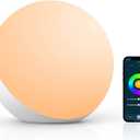 Hifree Smart Table Lamp, Dimmable Desk Lamp with App/Voice Control, LED RGB Color Changing Touch Lamp, Night Lamp for Bedroom Compatible with Alexa