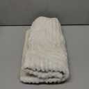 Jecpuo Washable Pet Couch Cover Protector for Sectional Sofa Armrest Headrest Covers Pad Anti-Slip Pet Friendly Boho Loveseat Slipcovers (1pc/36"x 63"/Rectangular, Cream)