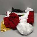 Christmas Santa Costume Deluxe Adult Santa Suit Santa Claus Costume for Men (Large, Red)