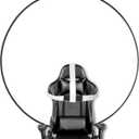 Portable White Screen Chair, 57 in BlueBackdrop with Stand Double Sided Foldable Screen Background, Chroma Key, Blue Backdrop for Chair Photography Streaming Gaming Photo Zoom Video Chats and Meeting