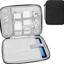 Dadanism 9-11 Inch Tablet Sleeve Padded Carrying Case with Handle, Protective Travel Bag for iPad A16 11" 2025, iPad Air M4/Pro M5 11", iPad 10th Gen 10.9", iPad 10.2", Galaxy Tab A11+ 11", Black