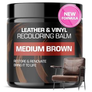 Leather Recoloring Balm, Color Restorer, Scratch Remover, Couch Paint and Repair, Leather Balm for Couches