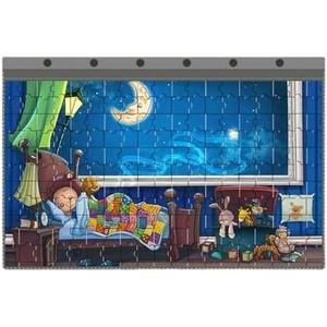 Puzzle Storage Folder Keeper, Puzzle Space-Saving Organizer Accessories, 1000 Pieces Large-Capacity, 10 HD Transparent Pockets, Holds up to 20 Puzzles (Clear Pocket Sheets Without The Outer Binder)