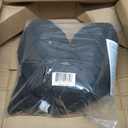 Recliner Pillow for Lumbar, Neck, and Cervical Support, Sleep, Couch, Office Chair, Headrest, Weighted, No Velcro Required (Black)