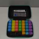 Monthly Pill Organizer 3 Times a Day, with Portable Hard Shell, Pill Cutter, 31-Day Box, Plastic Opening Pick, Monthly & Weekly Stickers, Convenient Medication Management (Black, 3 Times a Day)