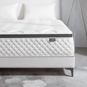 Deegari Queen Mattress, 12 Inch Queen Size Mattress in a Box,Memory Foam Hybrid Mattresses,with Individual Pocket Spring for Motion Isolation & Silent Sleep, Pressure Relief,Plush Firmness