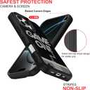 Compatible with iPhone 16 Pro Case, Heavy-Duty 3-in-1 Full-Body Rugged with Soft Rubber Bumper Shockproof Protective Cover for Men Boys Kids Teen - Game On 010