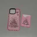 Toycamp for iPhone 14 Pro Max Case - Compatible with Magsafe Credit Card Holder Wallet Magnetic Cute Women Teen Girls Kawaii Girly Unique Castle Design Phone Cover for iPhone 14 Promax