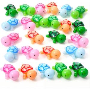 Fridge Magnets Cute 30Pcs, Mini Resin Turtle Decorative Magnets Colorful Refrigerator Magnet for Whiteboard Cabinet Locker, Strong Holding Power