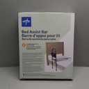 Medline Bed Assist Bar with Storage Pocket, Height Adjustable Bed Rail for Elderly Adults, Assistance for Getting In and Out of Bed at Home