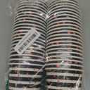 Valentine's Day Snack Cup Disposable Bowls Striped Heart 9 Oz Ice Cream Dessert Food Treat Paper Bowls for Wedding Anniversary Mother's Day Party Favor Supplies, 50 Pcs