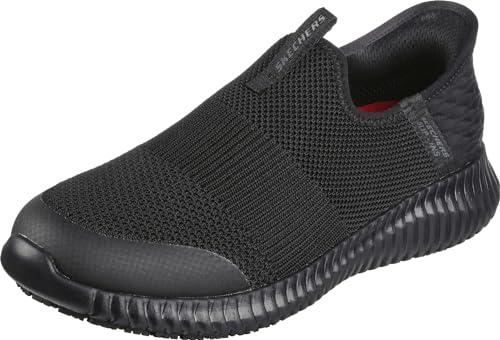 Skechers Women's Hands Free Slip-Ins Cessnock-Gwynedd Food Service Shoe, BLK, 6