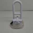 FSA/HSA Eligible, Vaunn Adjustable Bathtub Safety Rail Shower Grab Bar Handle, Stainless Steel, White (Fixed)