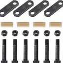 Trailer Axle Shackles Kit: Trailer Shackles with Trailer Shackle Bolts, 2-5/8" Trailer Shackle Straps (262), Used On Dual-Axle Systems And All Triple-Axle Systems (1 Pack-262)