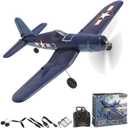 volantexrc RC Plane for Beginners, 4CH WWII RC Airplane F4U Corsair with Aileron, 2.4Ghz Remote Control Plane with Xpilot Self Righting & One Key Aerobatic & Upgraded Canopy (761-8V2 RTF)