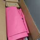 AWSUM Inflatable Air Gymnastics Mat 10ft/13ft/16ft/20ft/23ft Training mat 4/8 inches Thick tumbling mat with Electric Pump for Home/Gym/Outdoor (Pink+air roller)