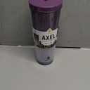 Manna™ Axel™ Plastic Tumbler & Straw Set - Purple