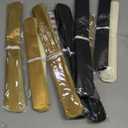 NICROLANDEE Black and Gold Party Supplies for 2025 Graduation - 12PCS Metallic Foil Paper Lanterns Decorative for Graduation, Wedding, Birthday, Baby Shower, Retirement Party, New Years Eve Party