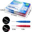 RAZOKO Interdental Brush, Flossing Head,Easy Use Tooth Cleaning Tool 176 Count (2.5mm/3mm)