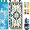 Beach Towels Oversized - 2 Pack 78'' X 35''(200 x 90 cm) Extra Large Beach Towels, 250 GSM Thicken Microfiber Sand Free Lightweight Quick Dry Beach Towel, Yoga Pool Gym Camping Travel Towel for Adults