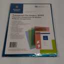 Business Source Green Transparent Poly File Holders