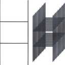 25 Pack H Frame Yard Stakes Metal, 16.5x7 Inch H Stakes for Signs, Holder, Lawn Wire for Ground, Corrugated Plastic, Blank Posts, Estate Garage Sale