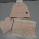 Toddler Hat Scarf And Glove Set Boy Girl Winter Pom Beanie Hat Neck Warmer Tube Mitten Gloves Ages 2-4 2t-4t 3-5 Fleece Lined