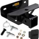 LOCAME 2 Inch Rear Trailer Hitch Receiver, Class 3 Trailer Hitch, Compatible with 2003-2018 Dodge Ram 1500, 2003-2013 Dodge Ram 2500 3500, 2019-2023 Ram 1500 Classic, LC0031