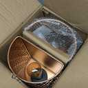 JHY DESIGN Set of 2 Battery Powered Lamp 8''H Vintage Wall Mount Lamp Metal Wall Sconce Lighting with LED Edison Style Bulb and 6-Hours Timer Wall Decor for Bedroom Living Room Hallway