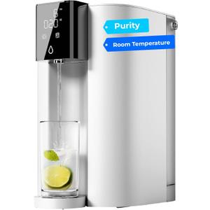 Waterdrop CoreRO Countertop Reverse Osmosis System, NSF/ANSI 58 & 372 Certified, 6-Stage, Portable Reverse Osmosis Water Filter, Reduce PFAS, No Installation Required, BPA Free, WD-C1S (Ivory White - Room Temp)